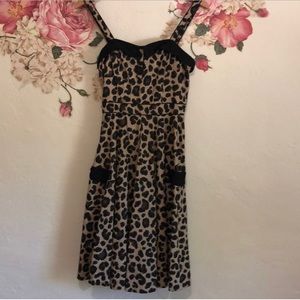 H&M | Retro animal Print Dress size 4